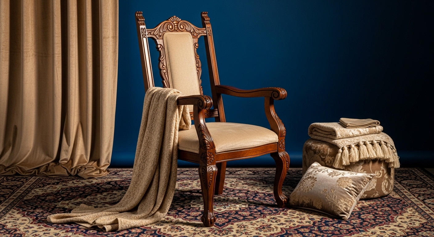 Modern living room with stylish furniture and décor